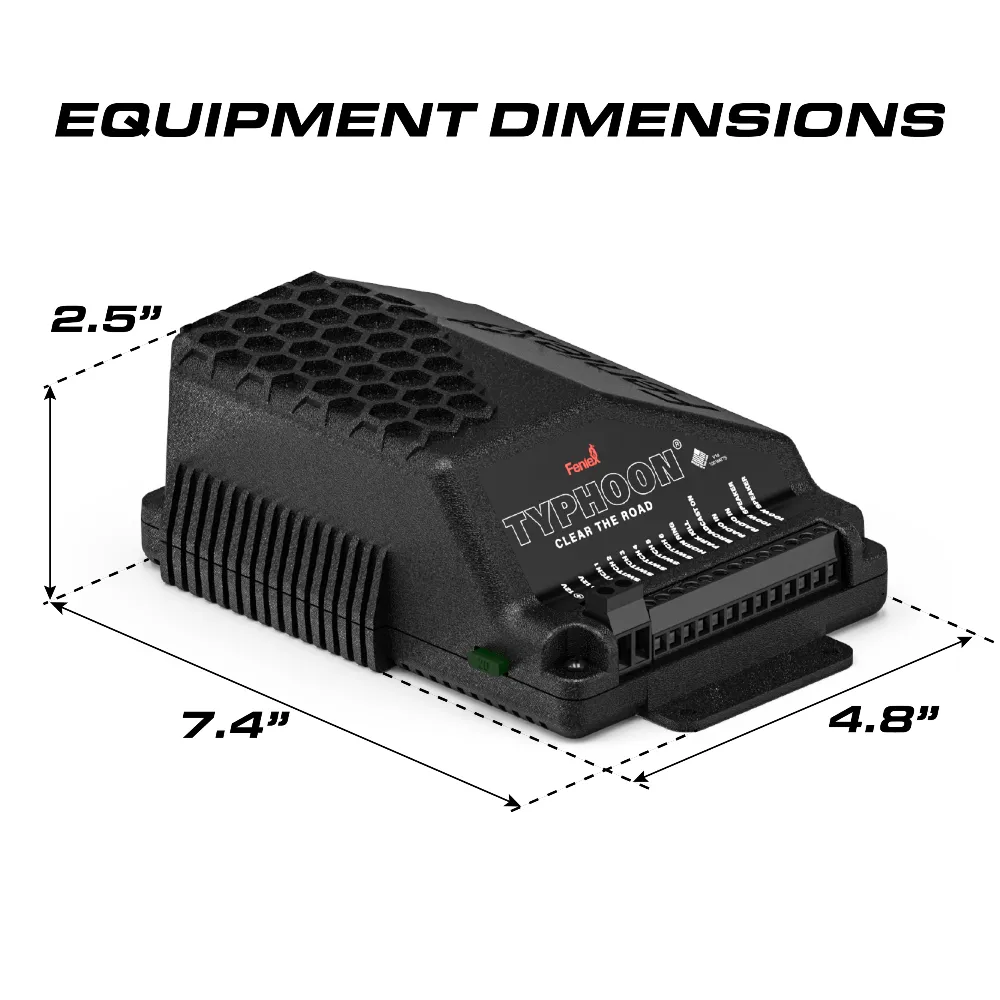 1 Feniex Typhoon Handheld Siren & 1 Triton Speaker Quick Kit