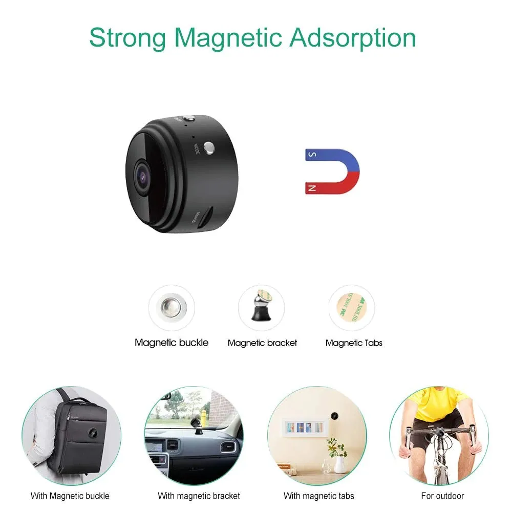 1080P Wifi Mini Hidden Cameras For House Night Vision Wireless Surveillance Camera