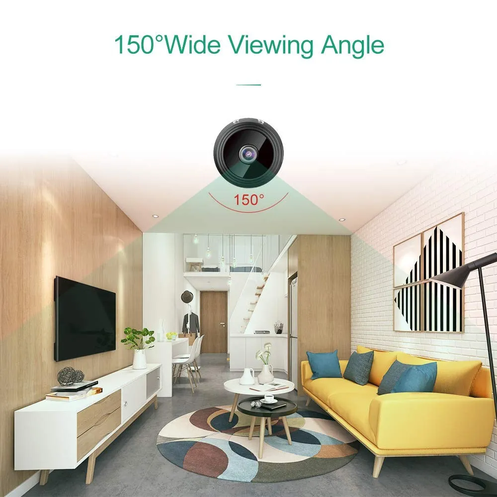 1080P Wifi Mini Hidden Cameras For House Night Vision Wireless Surveillance Camera