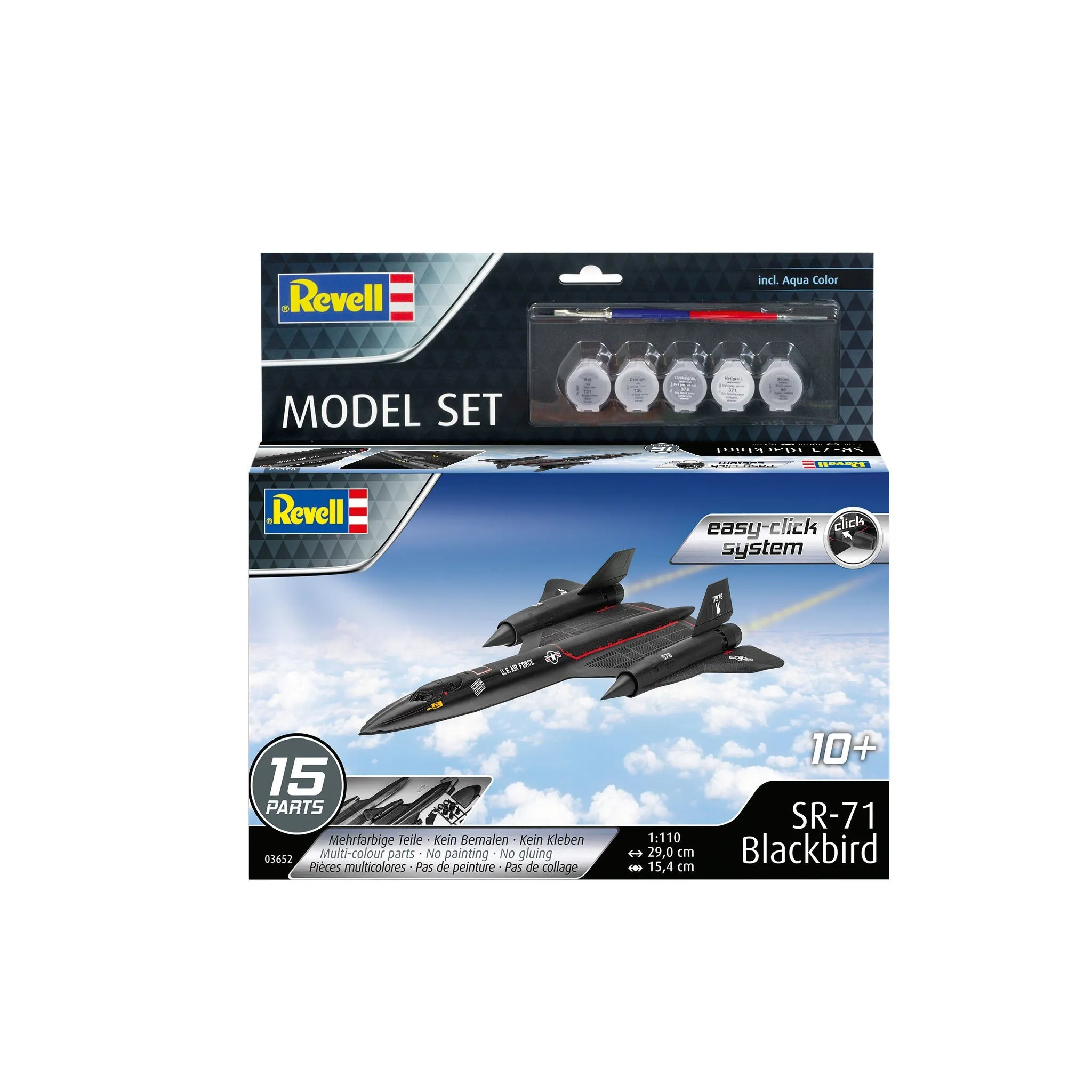 1/110 Model Set SR-71 Blackbird