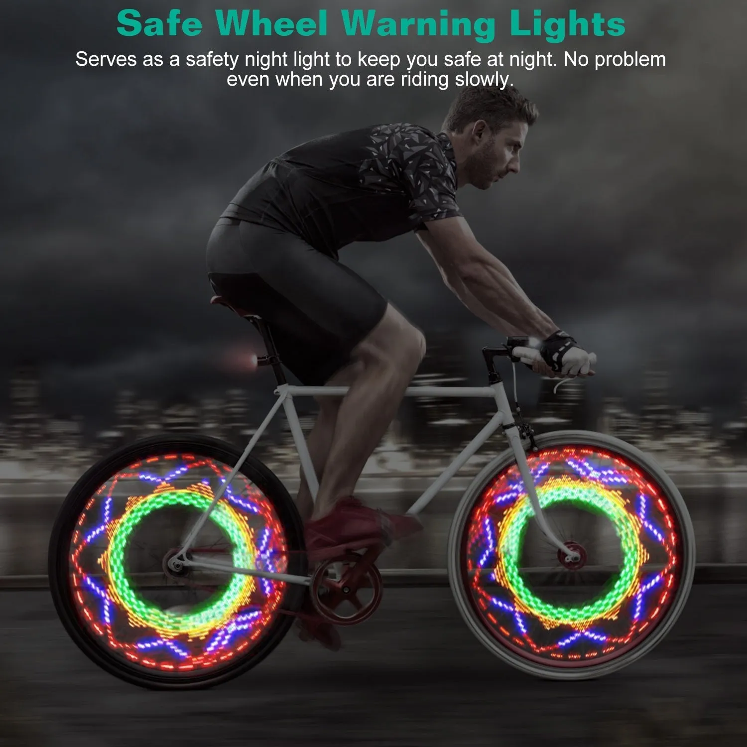 2-Piece: 32 LEDs Pattern Cycling Lights