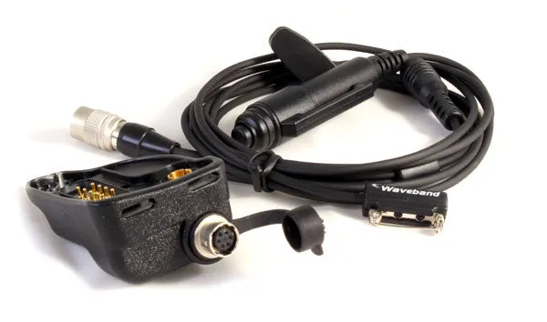 3 Wire Surveillance Kit for Harris M/A Com P7300, P5500, P5400, P5300, and XG-75 Portables