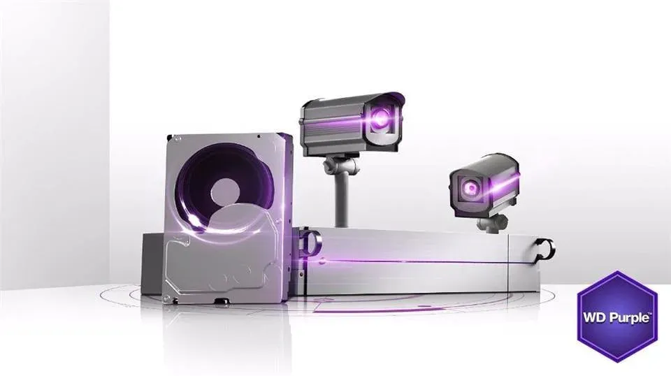 3.5’’ WD Purple Surveillance Internal Hard Drive For CCTVs