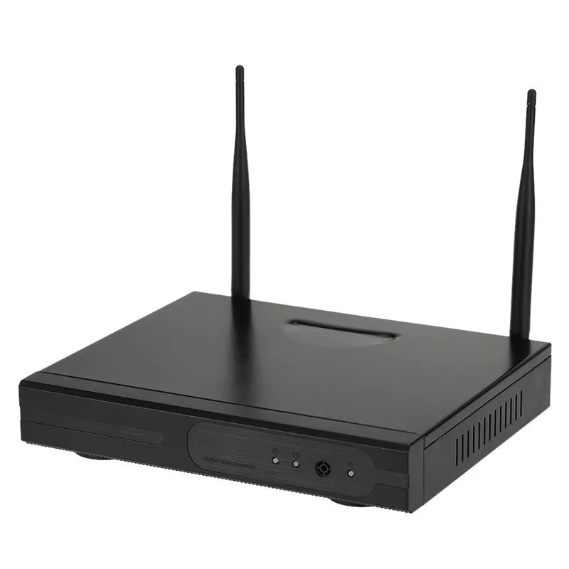 4 Channel NVR Kit - 4 Wireless 720P Cameras, Motion Detection, Night Vision, 3TB HDD Support, Android   iOS Support