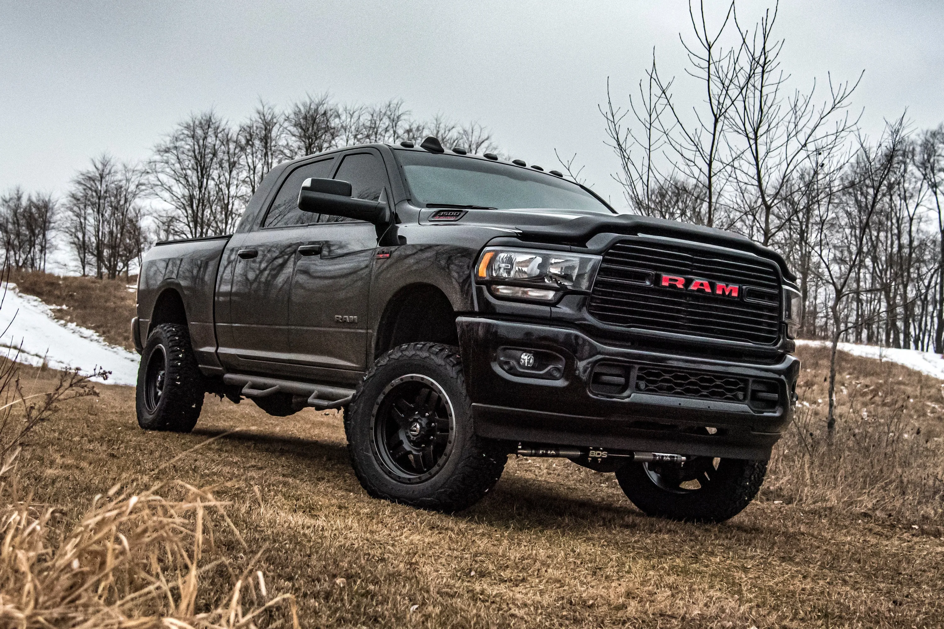4 Inch Lift Kit w/ Radius Arm | Ram 3500 w/ Rear Air Ride (19-23) 4WD | Diesel