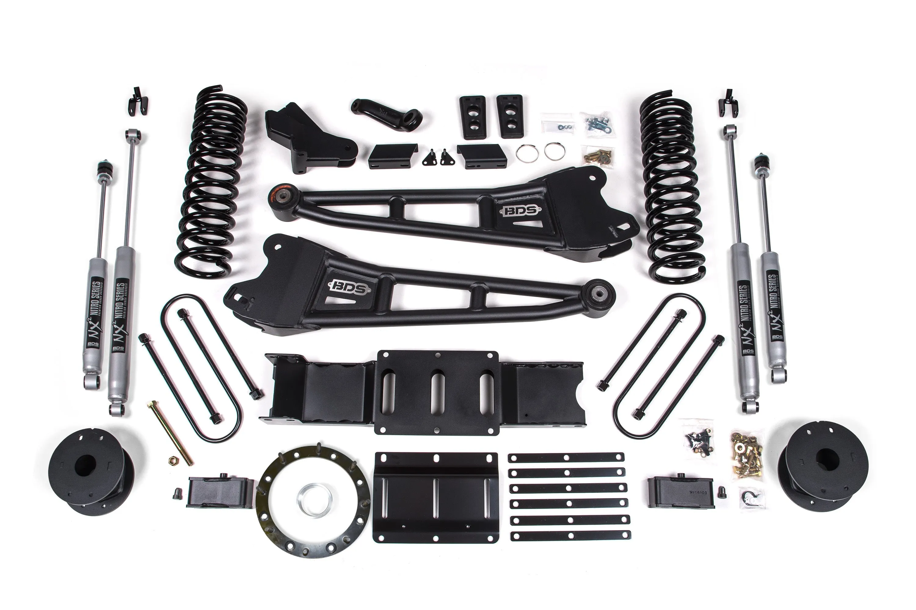 4 Inch Lift Kit w/ Radius Arm | Ram 3500 w/ Rear Air Ride (19-23) 4WD | Diesel