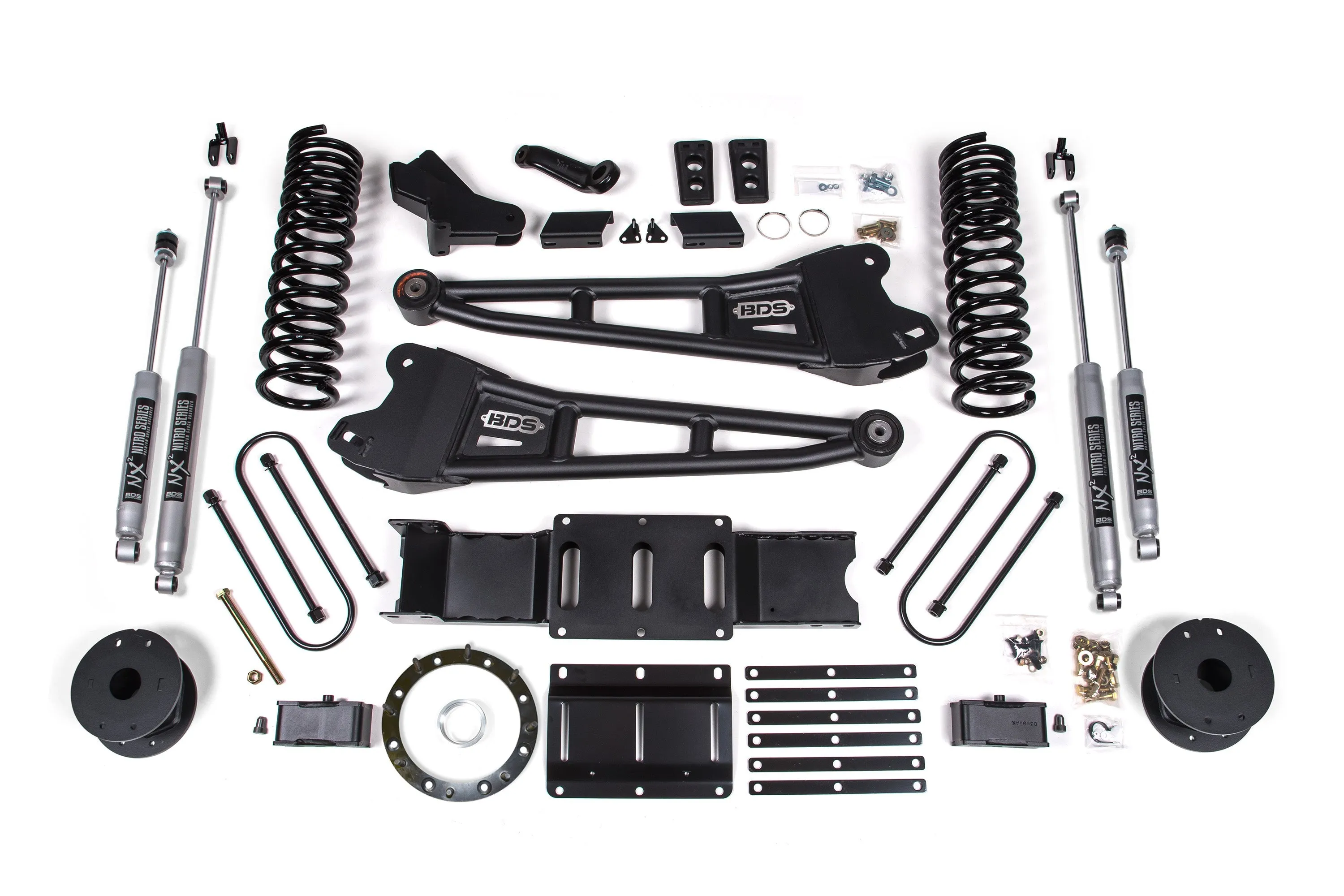 4 Inch Lift Kit w/ Radius Arm | Ram 3500 w/ Rear Air Ride (19-23) 4WD | Diesel
