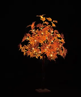 4' Red Maple Tree with Warm White LEDS
