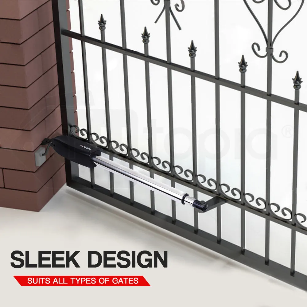450KG Solar Automatic Swing Gate Opener, 3 Remotes - E-GUARD