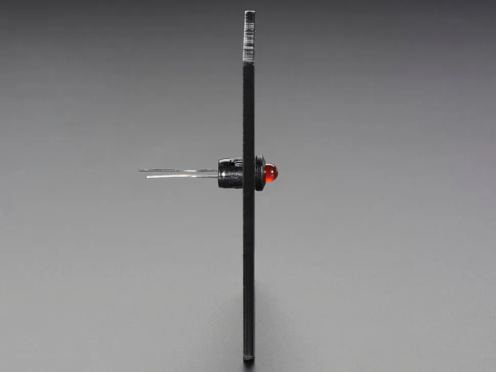 5mm Plastic Bevel LED Holder - Pack of 5