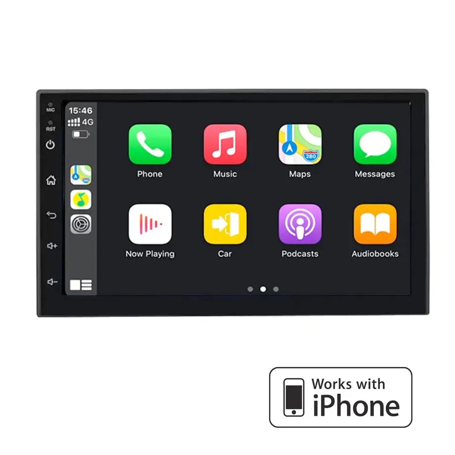7 Inch - Universal Android Entertainment & GPS System With Apple Car Play