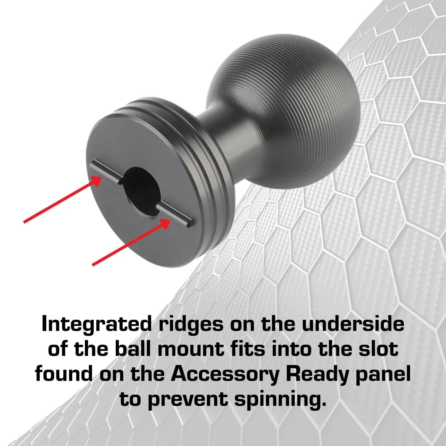 Accessory Ready 1/4"-20 Aluminum Single 20mm Ball Mount for 2021  Ford Bronco