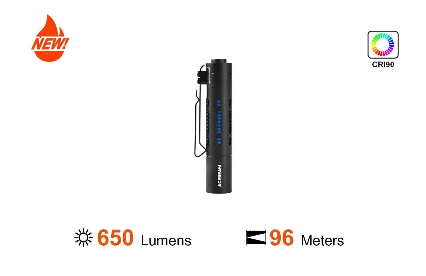 Acebeam Rider RX AL EDC AA Flashlight