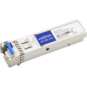 AddOn Alcatel-Lucent Nokia 3HE08313BA Compatible TAA Compliant 1000Base-BX 2-Channel SFP Transceiver (SMF, 1310nmTx/1490nmRx, 10km, LC, DOM) 3HE08313BA-AO