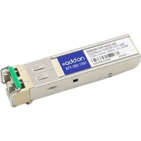AddOn Cisco DWDM-SFP-5413 Compatible TAA Compliant 1000Base-DWDM 100GHz SFP Transceiver (SMF, 1554.13nm, 80km, LC, DOM) DWDM-SFP-5413-AO