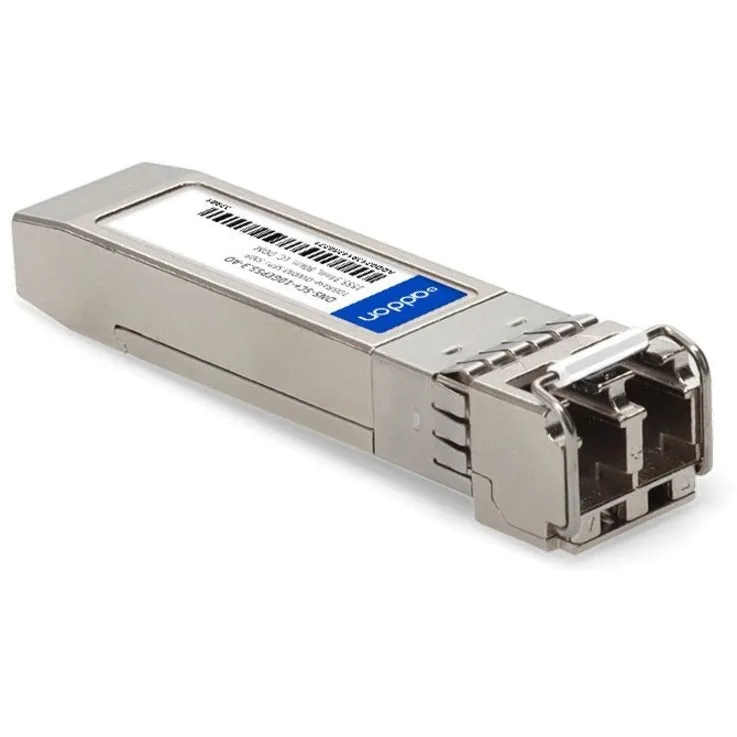 AddOn Cisco ONS ONS-SC -10GEP55.3 Compatible TAA Compliant 10GBase-DWDM 50GHz SFP  Transceiver (SMF, 1555.34nm, 80km, LC, DOM) ONS-SC -10GEP55.3-AO