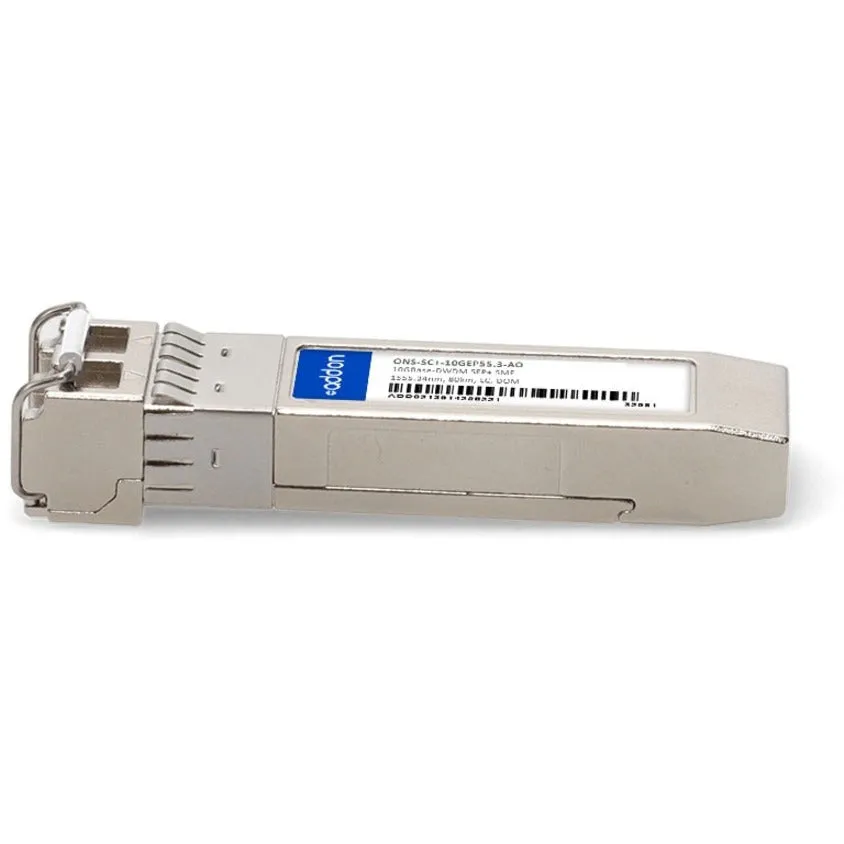 AddOn Cisco ONS ONS-SC -10GEP55.3 Compatible TAA Compliant 10GBase-DWDM 50GHz SFP  Transceiver (SMF, 1555.34nm, 80km, LC, DOM) ONS-SC -10GEP55.3-AO