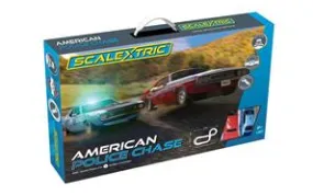 American Police Chase (Amc Javelin Police Car V Dodge Challenger) | C1405T | Scalextric