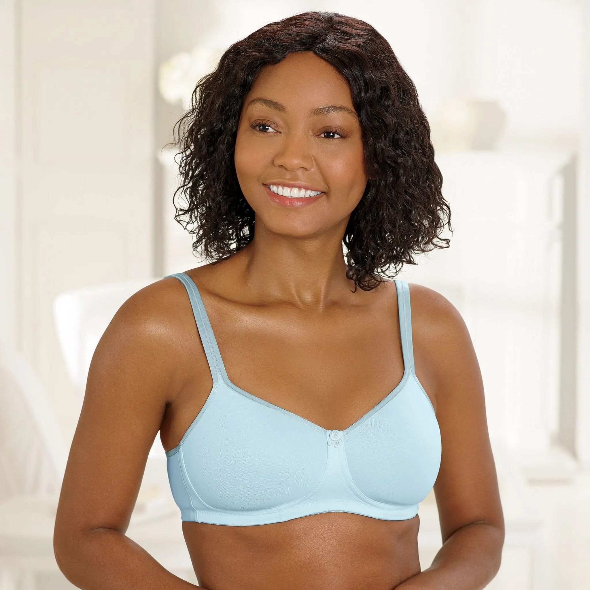 Amoena® Mara T-Shirt Especially for You Bra Indigo Blue/Left