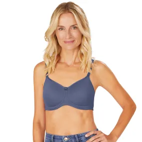 Amoena® Mara T-Shirt Especially for You Bra Indigo Blue/Left