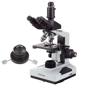 AmScope T490 Series Oil-Darkfield Trinocular Compound Microscope