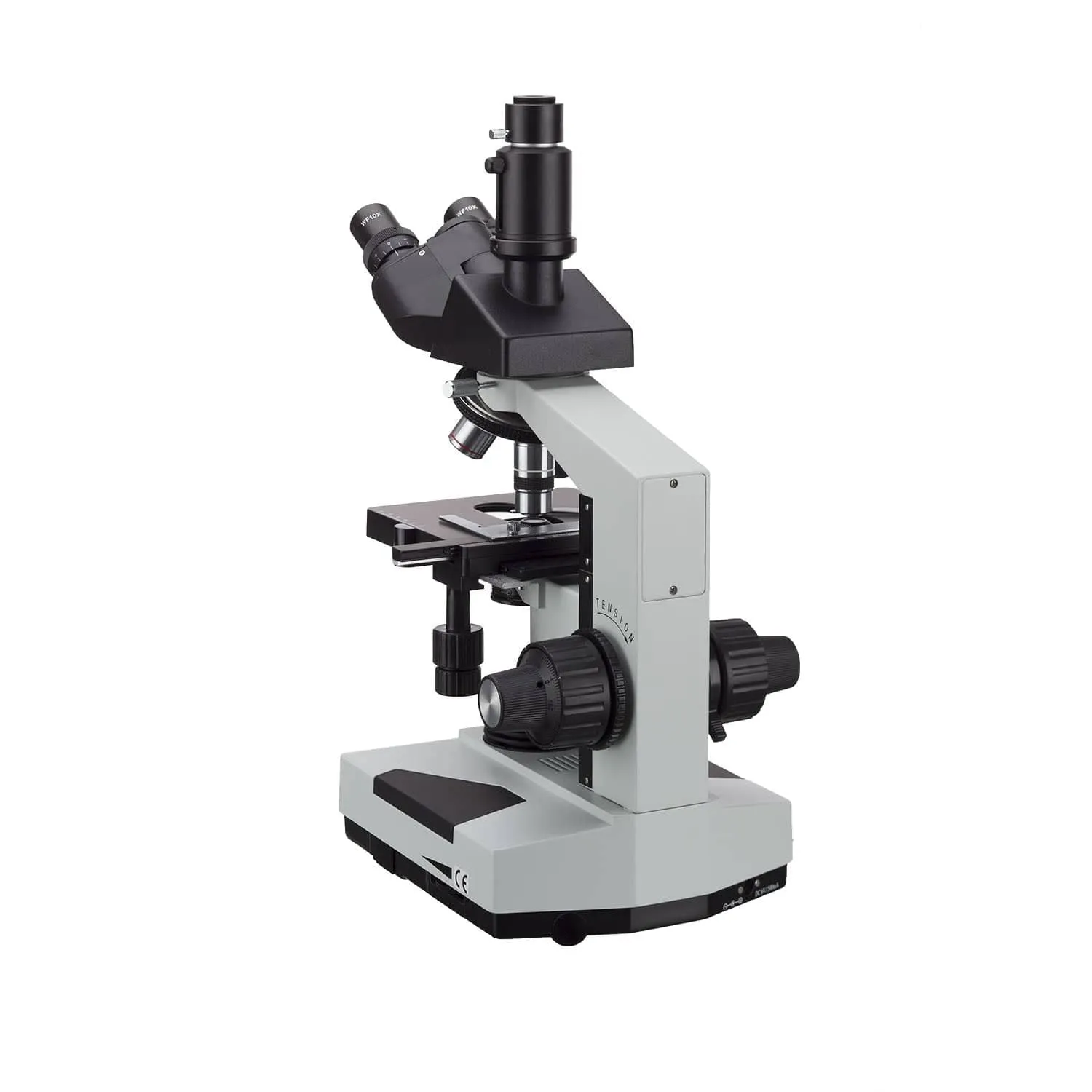 AmScope T490 Series Trinocular Compound Microscope with LED Light and HDMI C-mount Camera