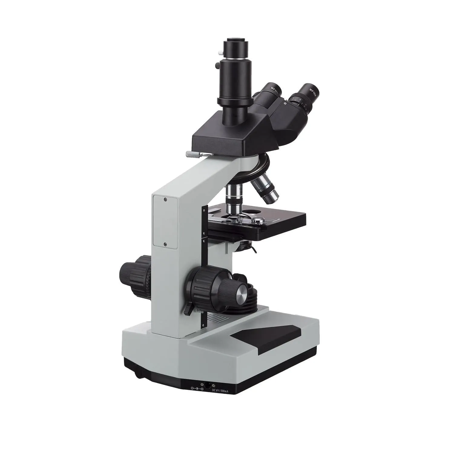AmScope T490 Series Trinocular Compound Microscope with LED Light and HDMI C-mount Camera