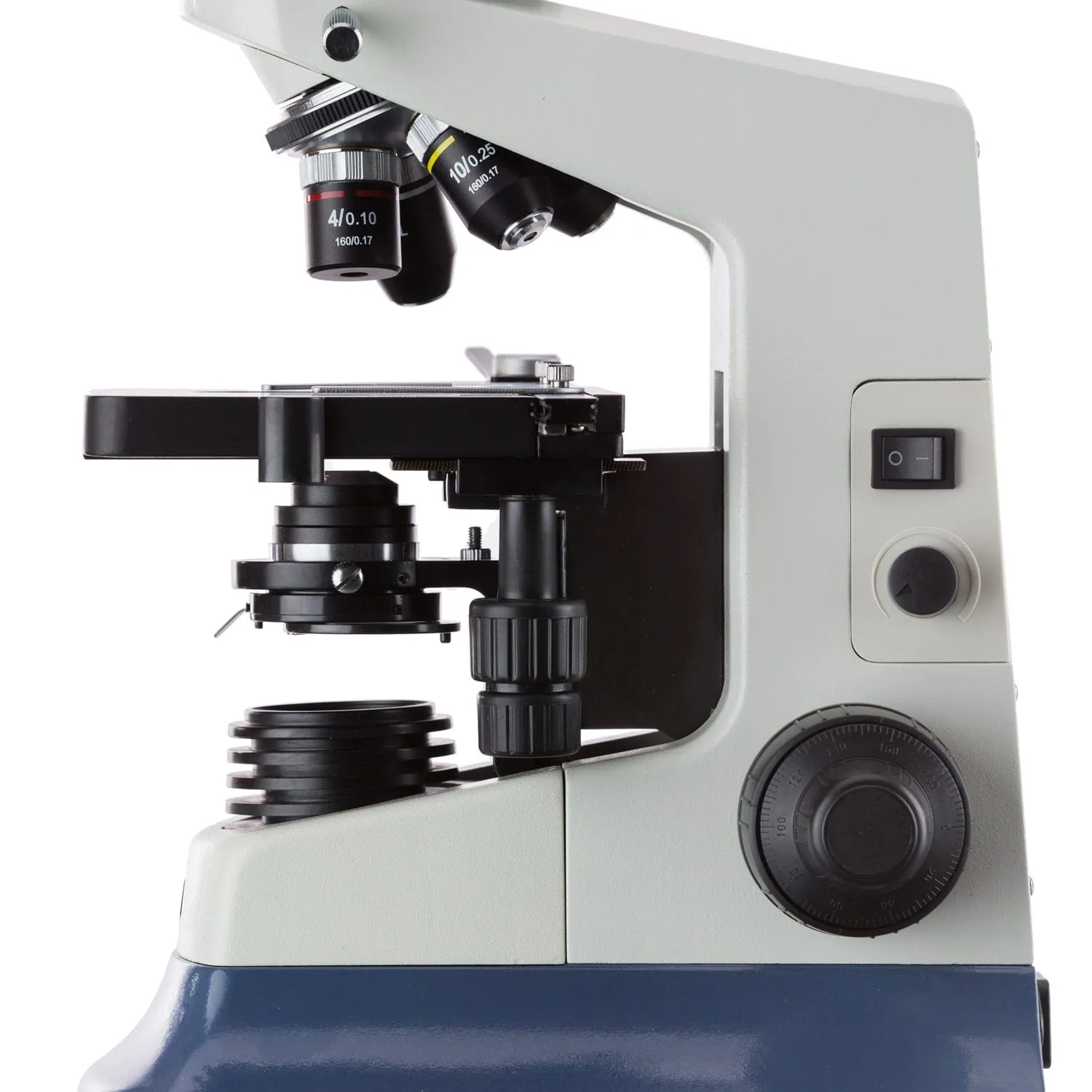 AmScope T590 Series Trinocular Compound Microscope with 20W Halogen, Oil Condenser and Optional Digital Camera