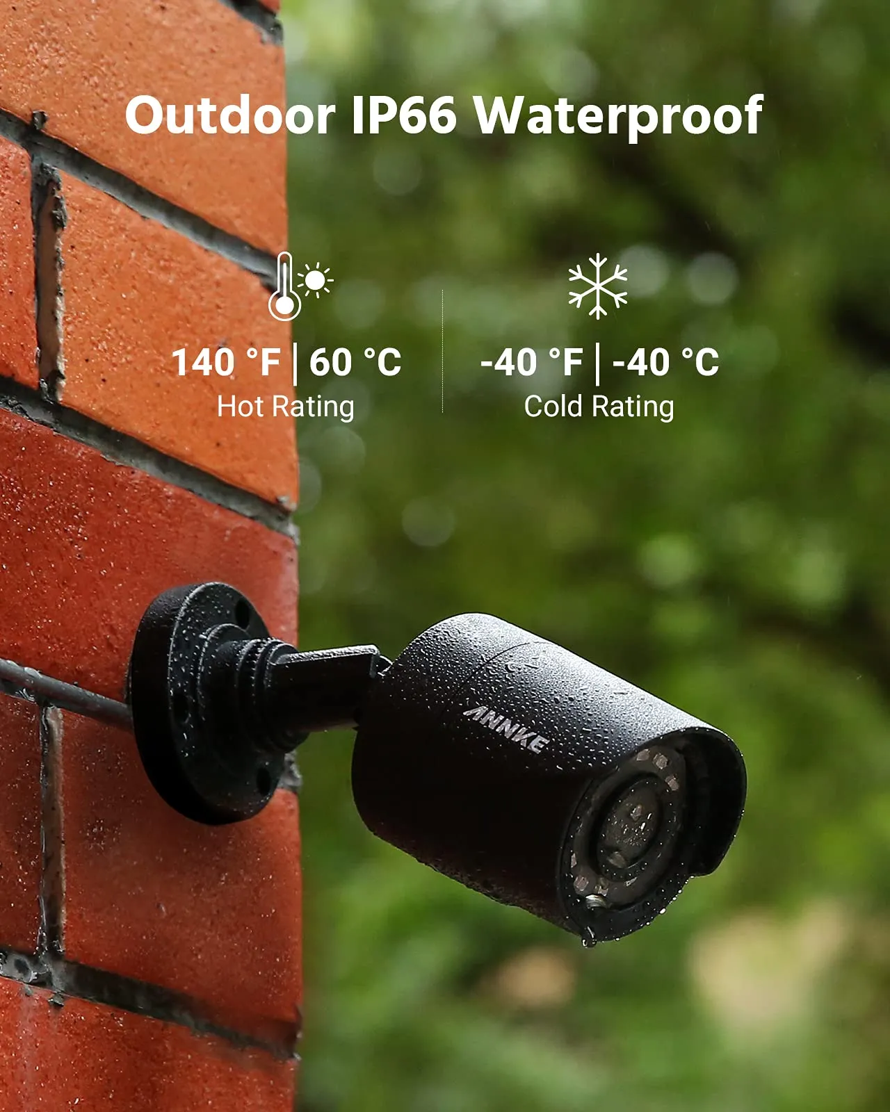 ANNKE 8CH H.265  3K Lite Surveillance Security Camera System with AI Human/Vehicle Detection, 4 x 1920TVL 2MP Wired CCTV IP66 Cameras for Indoor Outdoor Use, Remote Access, 1TB Hard Drive Included