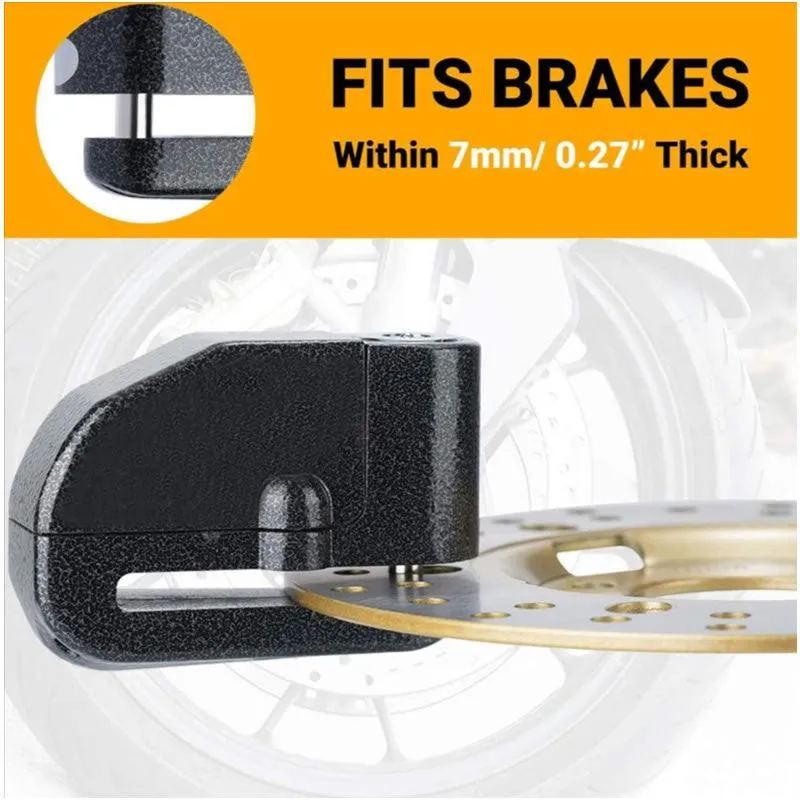 Anti-Theft Disc Brake Lock JG603 Orange