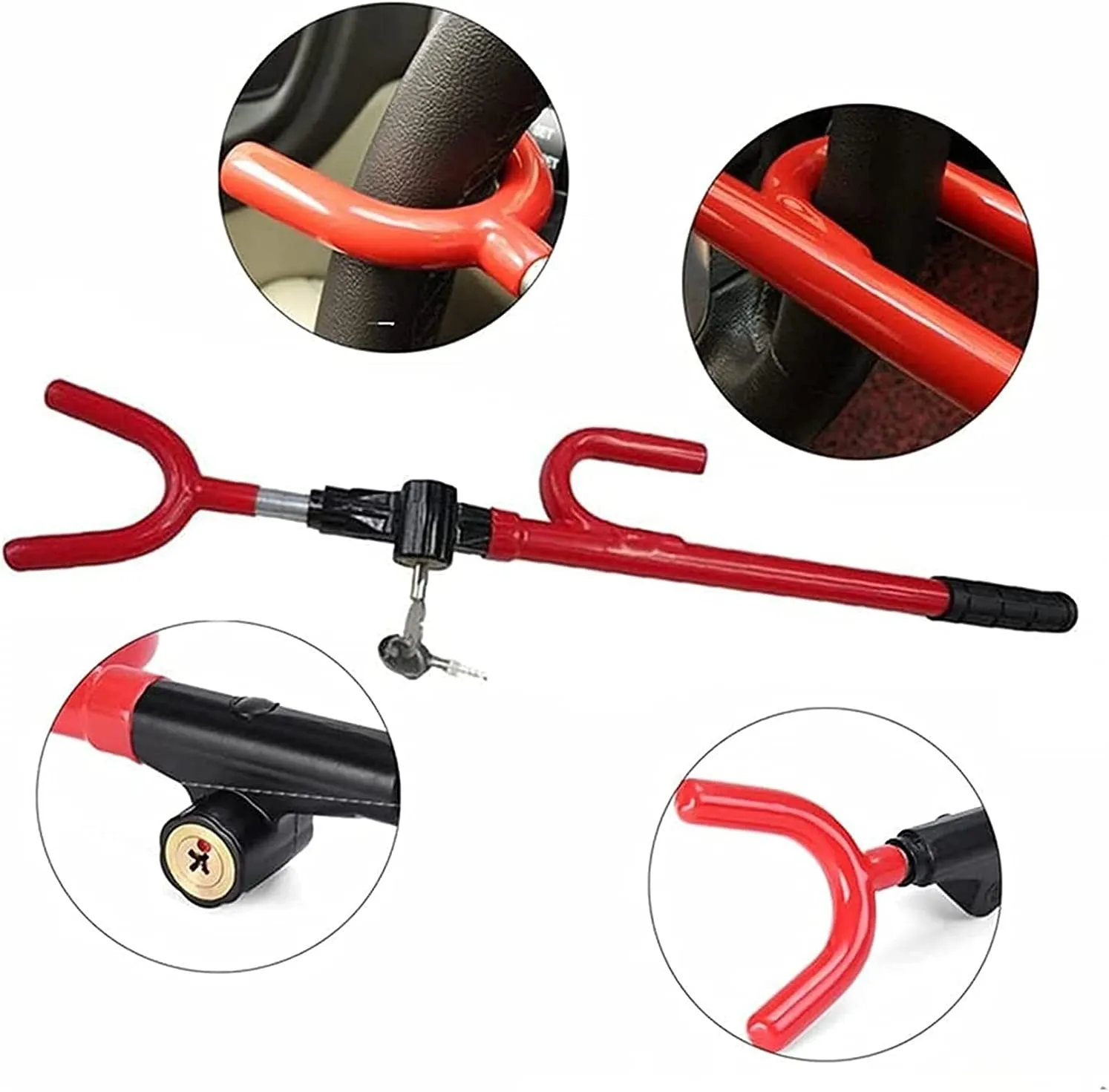 Anti-Theft Universal Car Steering Wheel Lock Jg08S