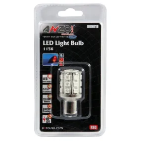 Anzo USA 809018 LED Replacement Bulb; 1156; 24 LEDs; 2 in. Tall; Red;
