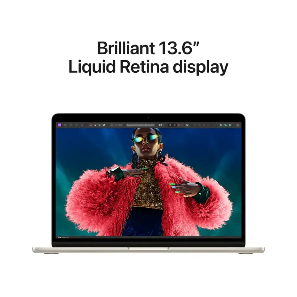 Apple MacBook Air 13" Apple M3 Chip Built for Apple Intelligence - 24GB Memory - 512GB SSD - Starlight