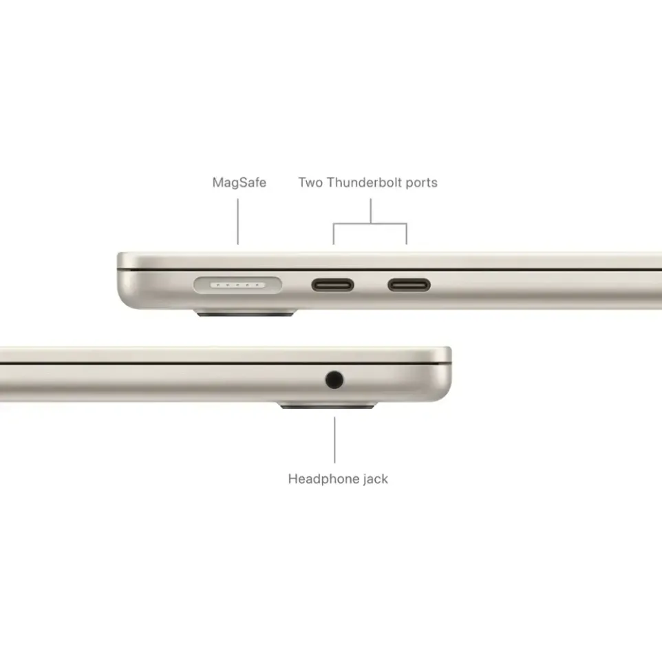 Apple MacBook Air 13" Apple M3 Chip Built for Apple Intelligence - 24GB Memory - 512GB SSD - Starlight