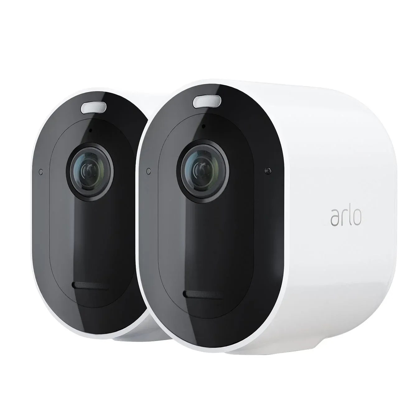Arlo Pro 5 2K Spotlight Camera (2-Pack) - White/Back
