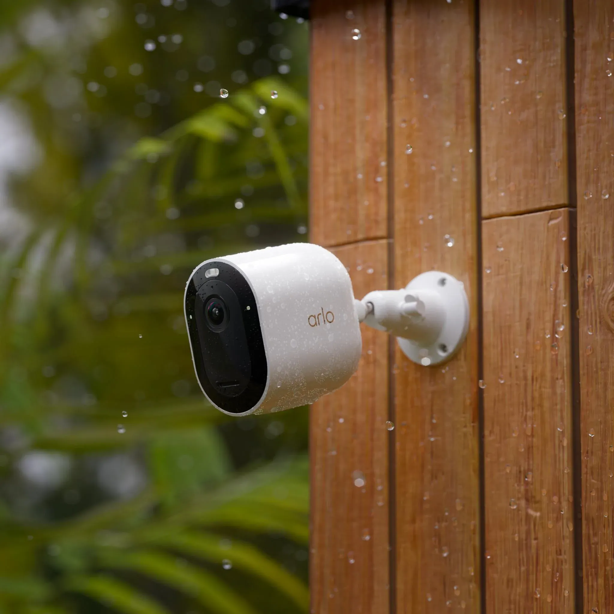 Arlo Pro 5 2K Spotlight Camera (4-Pack) - White/Back