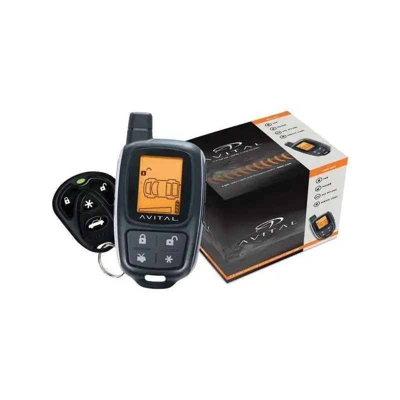 Avital 5305L 2-Way Security System Alarm Responder Remote Start w/ D2D