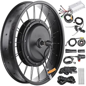 AW 16.5" Electric Bicycle Front Wheel Frame Kit For 20" 48V 1000W 470RPM E-Bike