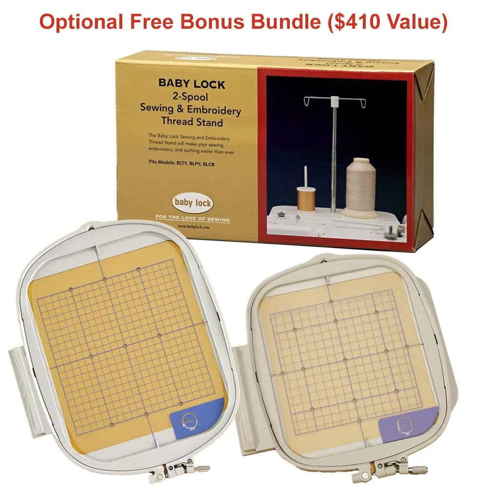 Baby Lock Pathfinder Embroidery Machine with FREE Bundle