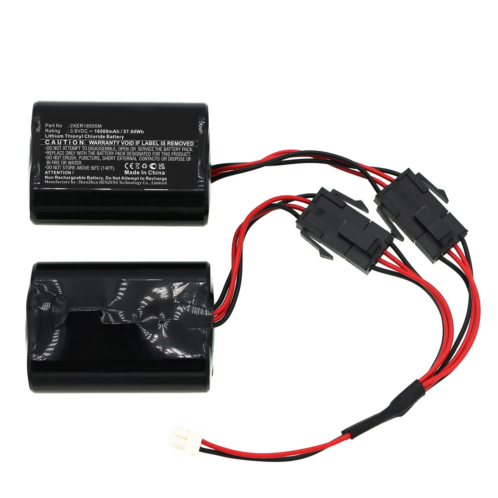 Batteries N Accessories BNA-WB-L17295 Alarm System Battery - Li-SOCl2, 3.6V, 16000mAh, Ultra High Capacity - Replacement for DSC 2XER18505M Battery