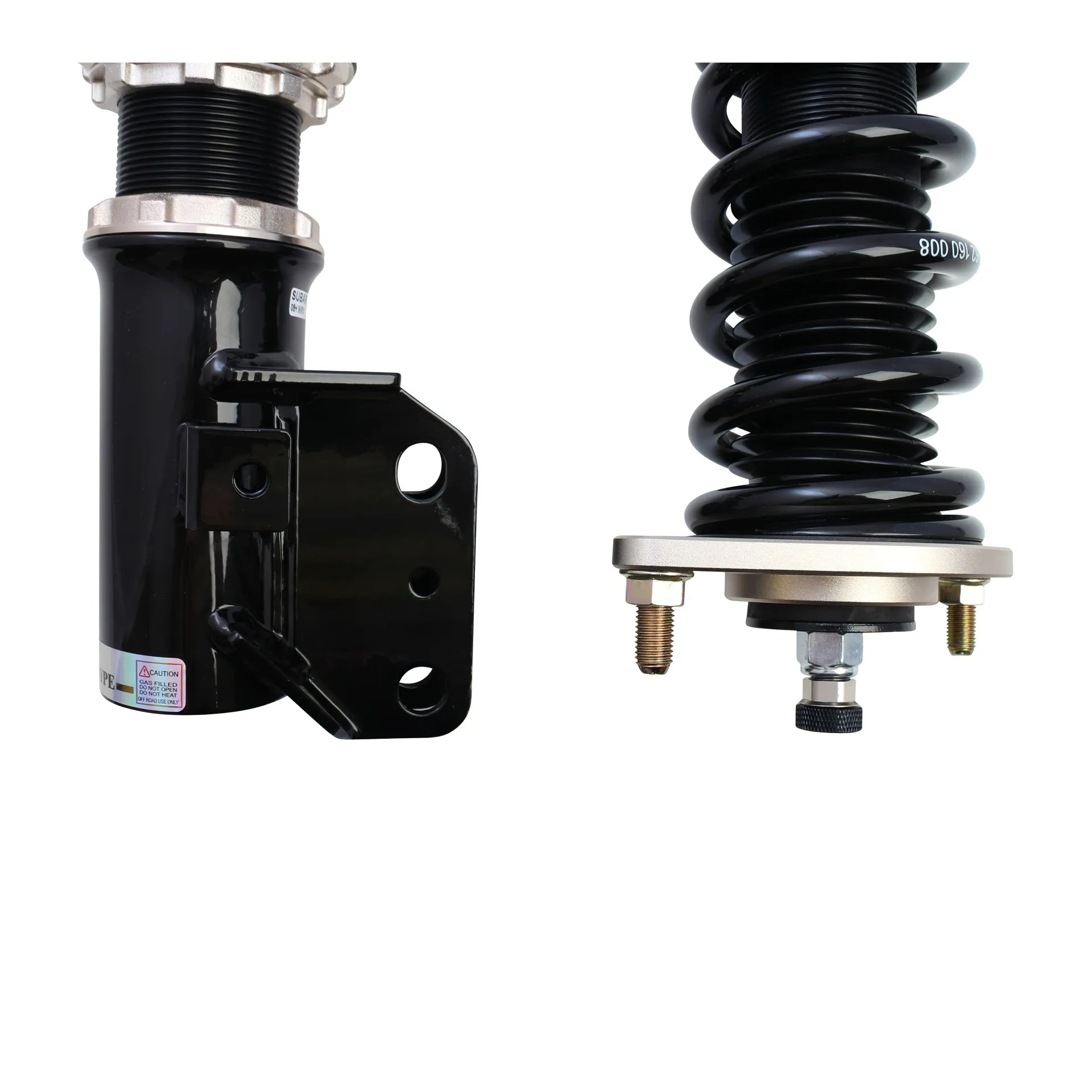 BC Racing Coilovers BR Series - 00-04 Legacy BE/BH- F-05-BR