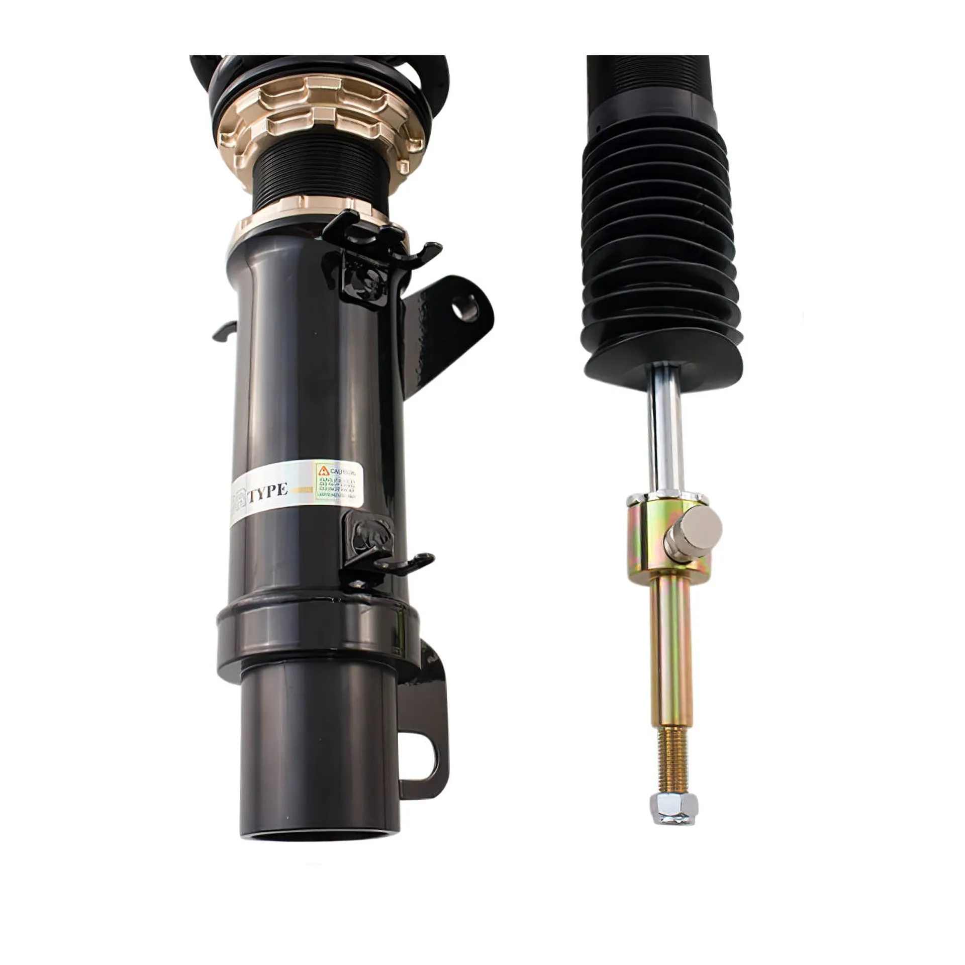 BC Racing Coilovers BR Series - 00-06 Audi TT FWD TTR/TTC/8N - S-06-BR