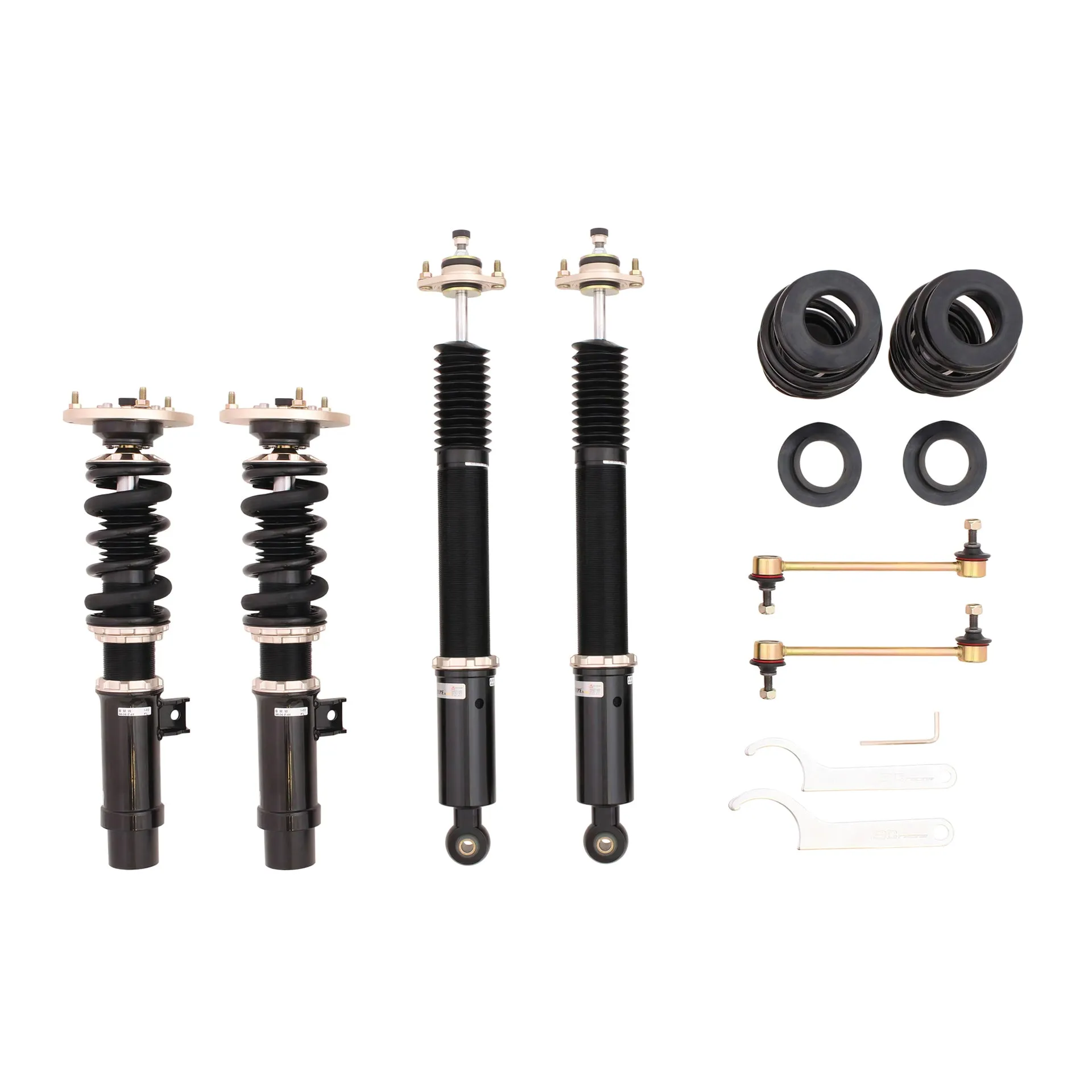 BC Racing Coilovers BR Series - 00-06 BMW 3 Series Coupe E46, 99-05 BMW 3 Series Sedan E46 - I-02-BR