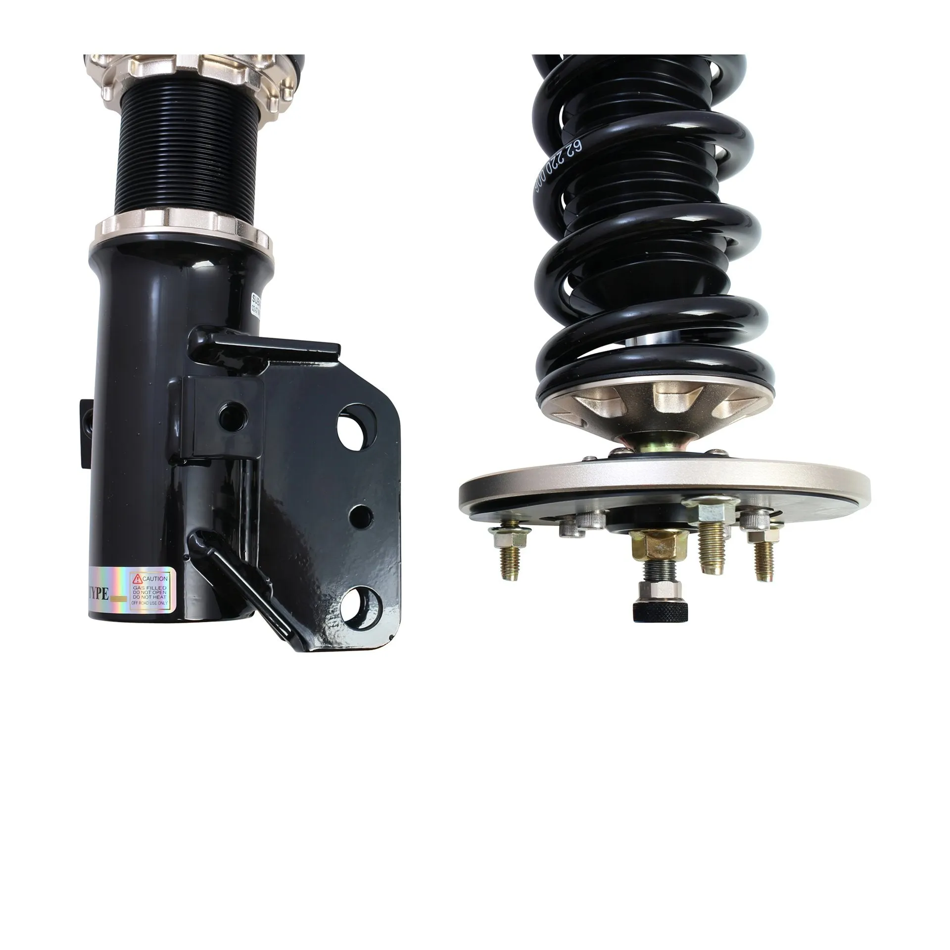 BC Racing Coilovers BR Series - 02-07 Impreza WRX GDA, 2004 STI GDB- F-02-BR