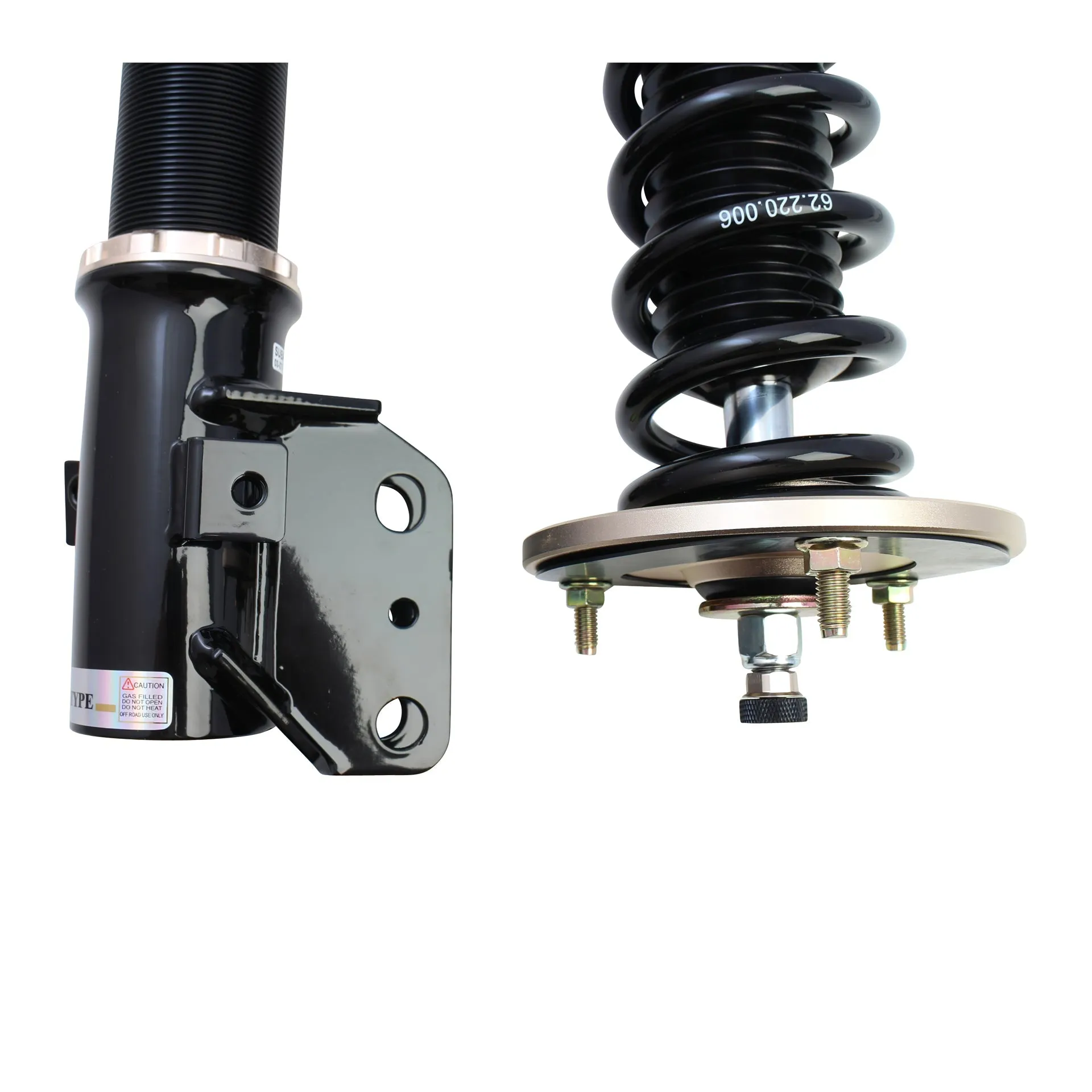 BC Racing Coilovers BR Series - 03-08 Forester SG - F-12-BR