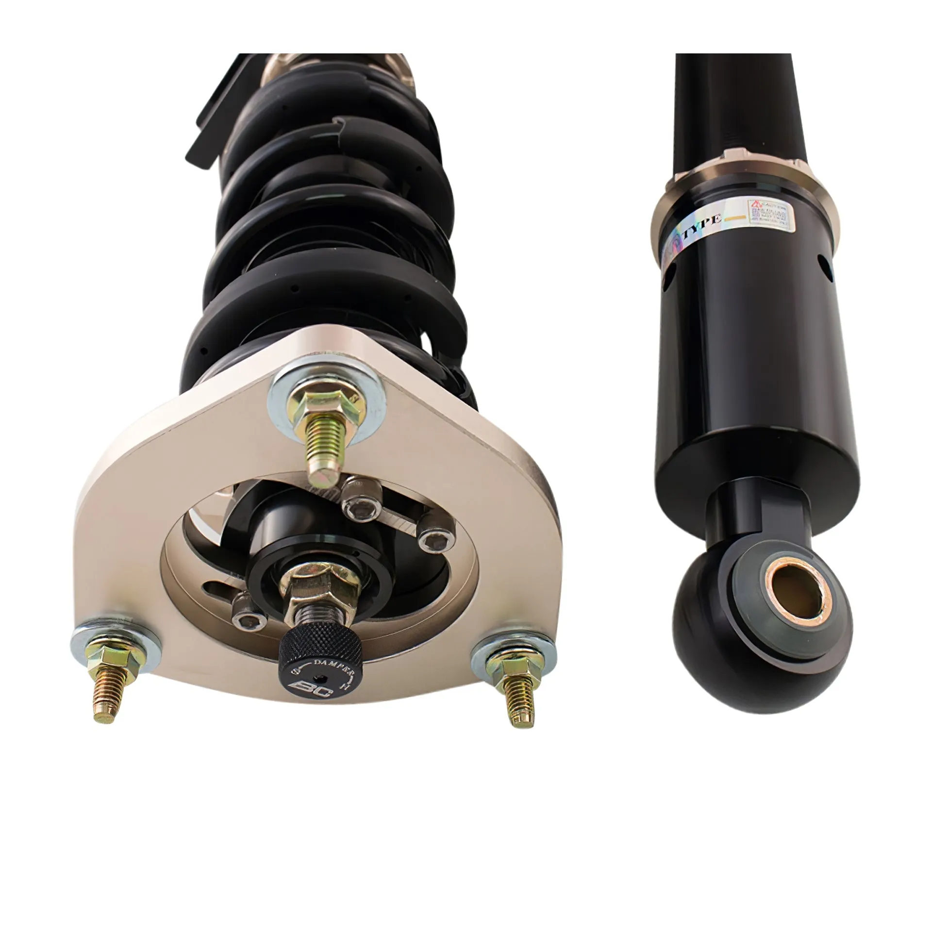 BC Racing Coilovers BR Series - 06-10 Golf GTI/DTI MK5, 05-12 A3 Sportback - H-04-BR