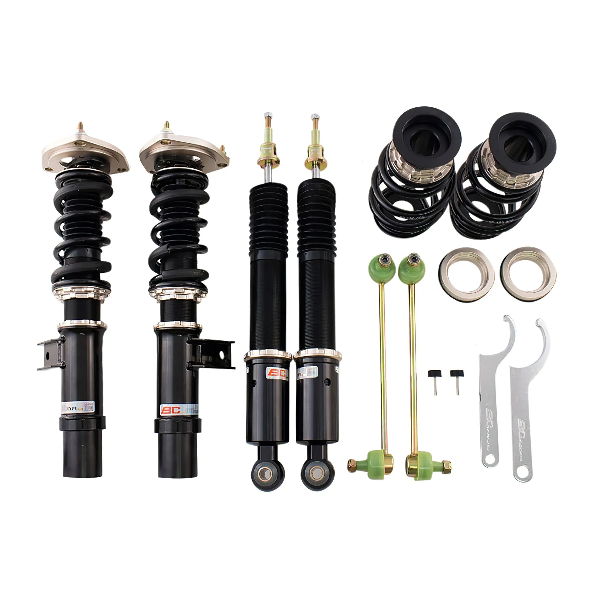 BC Racing Coilovers BR Series - 06-10 Golf GTI/DTI MK5, 05-12 A3 Sportback - H-04-BR