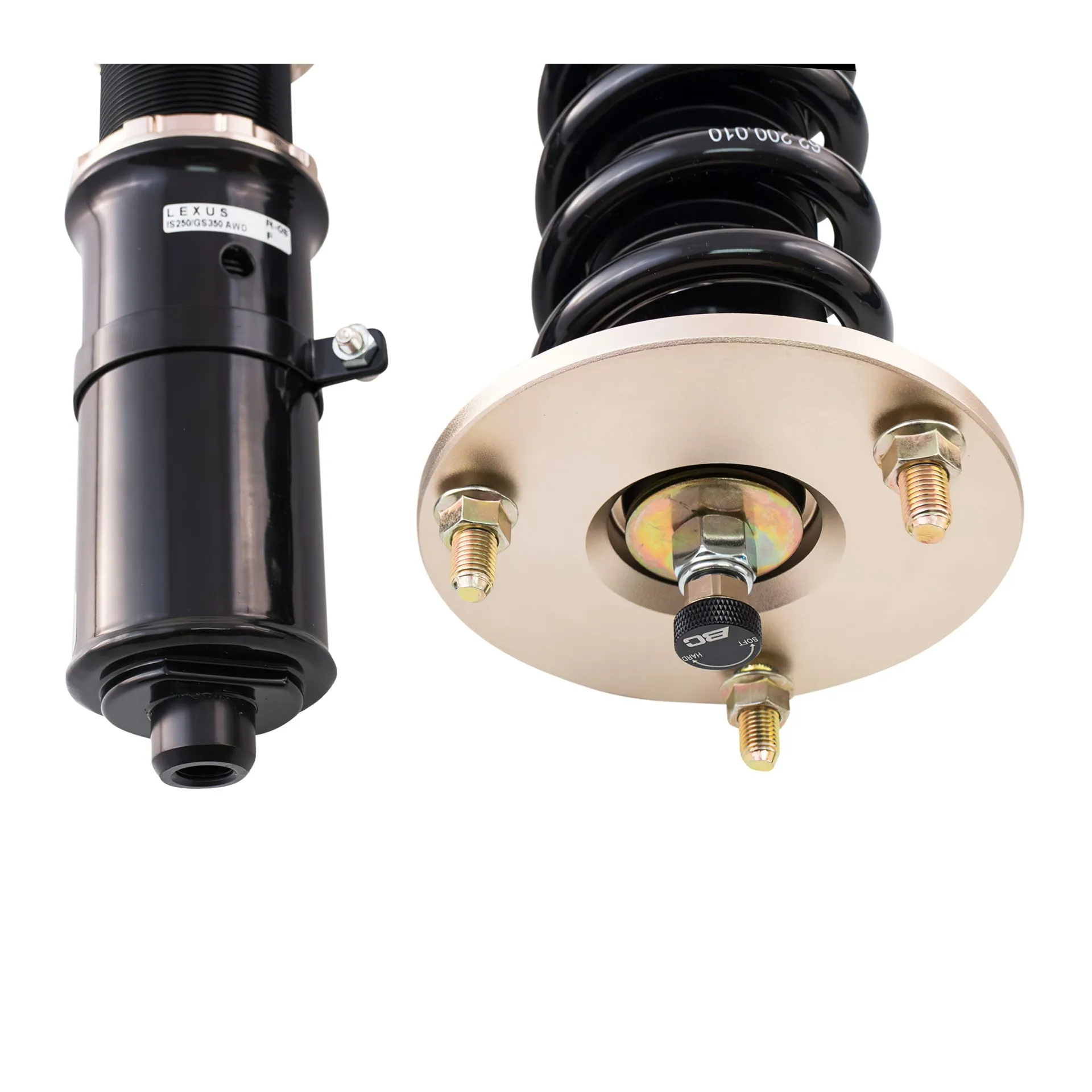 BC Racing Coilovers BR Series - 06-13 IS250/IS350 AWD,  06-12 GS300/350 AWD GSE25 - R-08-BR