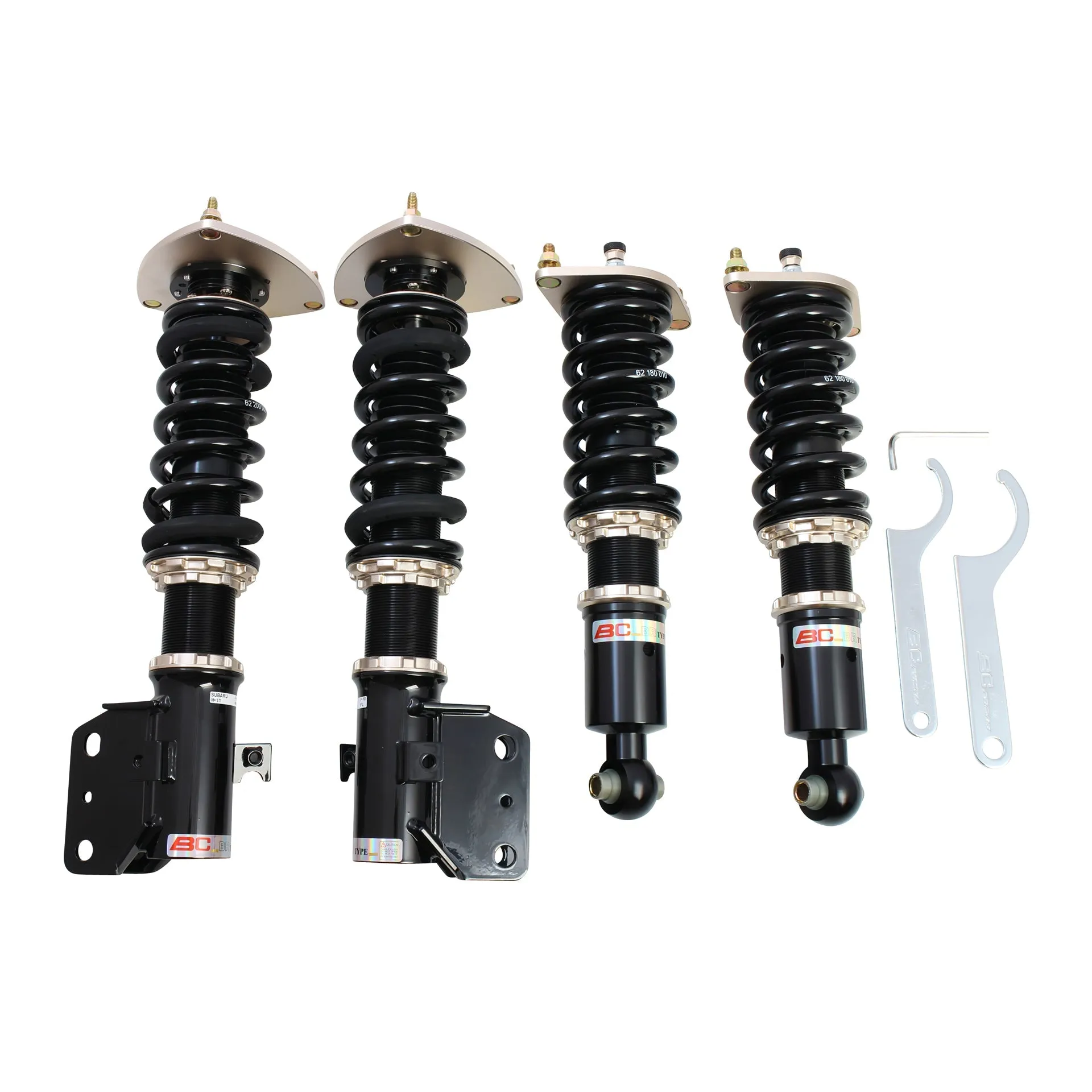 BC Racing Coilovers BR Series - 08-14 STI Hatchback GRB - F-10-BR