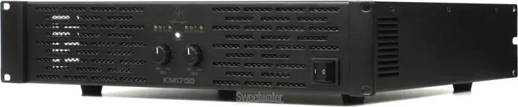 Behringer KM1700 1700W 2-Channel Power Amplifier 800w 800w @ 8ohms